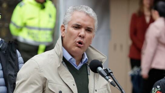El presidente de Colombia, Iv&aacute;n Duque, en una fotograf&iacute;a de archivo