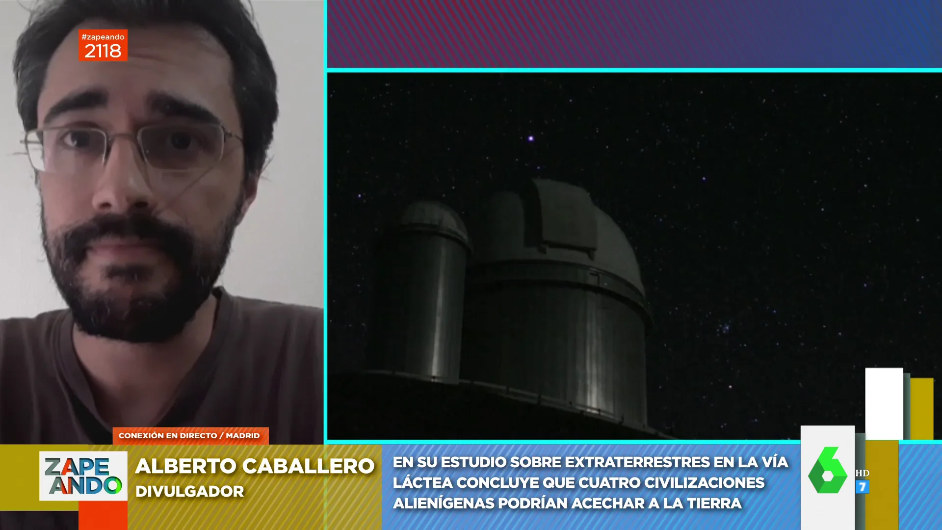 Un divulgador científico, de una invasión extraterrestre