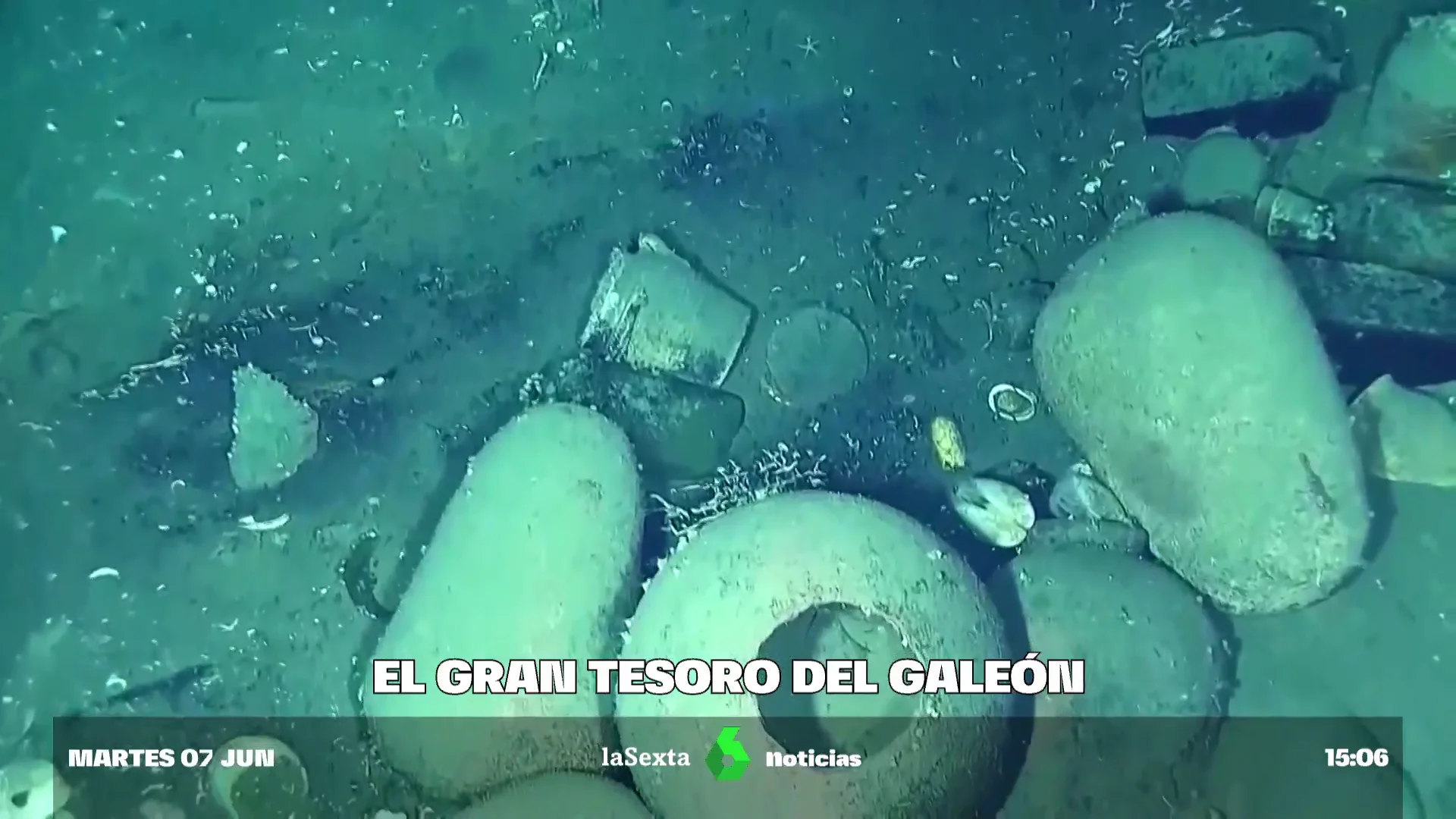 Encuentran dos embarcaciones cerca a la zona donde está el galeón español San José