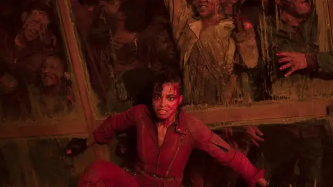 Ella Balinksa como Jade en 'Resident Evil' Ella Balinksa como Jade en 'Resident Evil'