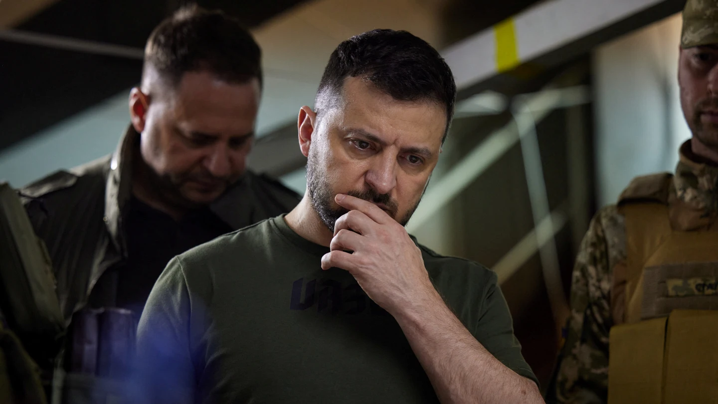 El presidente de Ucrania, Volodímir Zelenski El presidente de Ucrania, Volodímir Zelenski