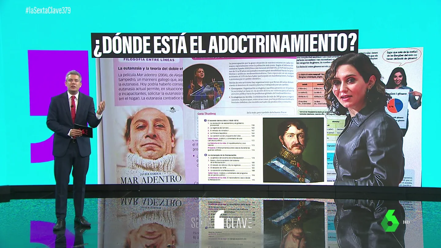 ¿Hay adoctrinamiento en los libros de texto? La realidad tras las críticas de Isabel Díaz Ayuso ¿Hay adoctrinamiento en los libros de texto? La realidad tras las críticas de Isabel Díaz Ayuso