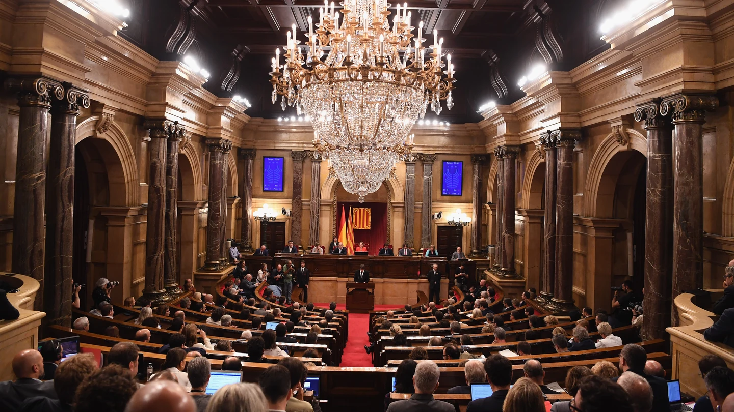 Imagen de archivo del Parlament catalán Imagen de archivo del Parlament catalán