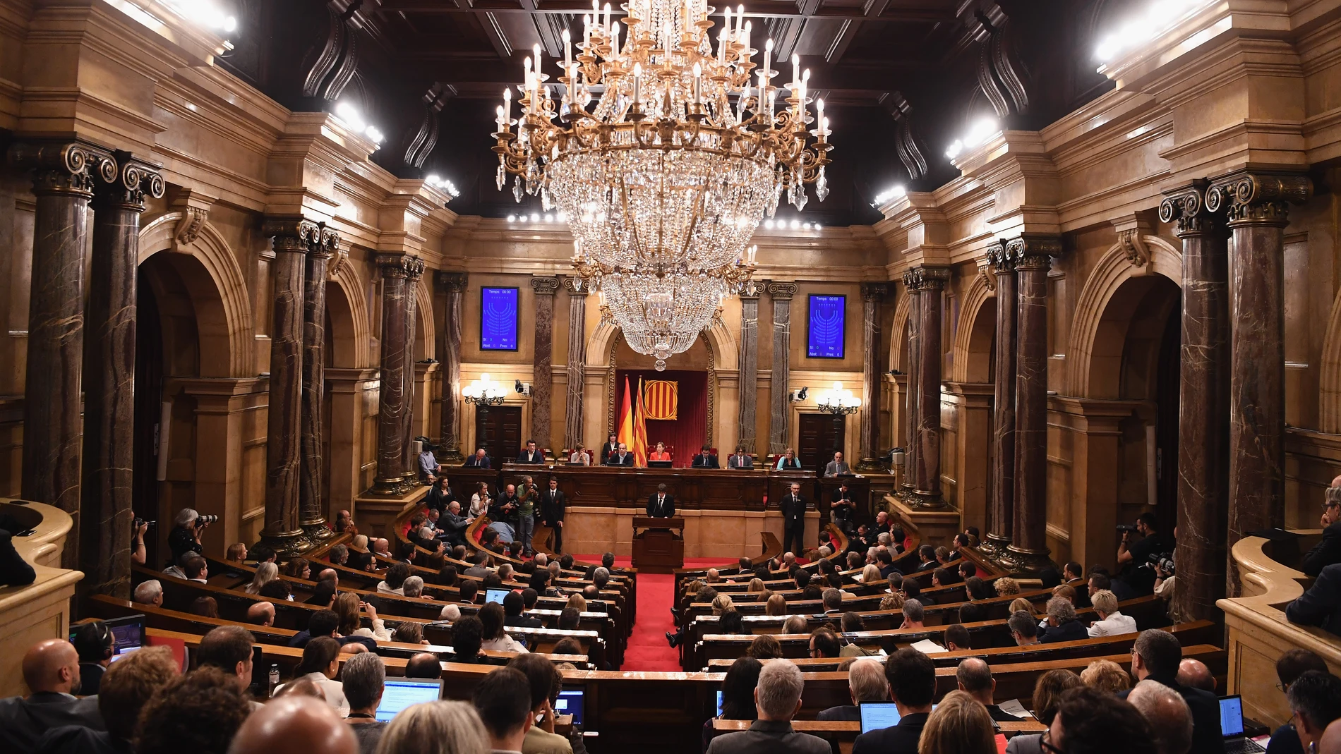 Imagen de archivo del Parlament catalán