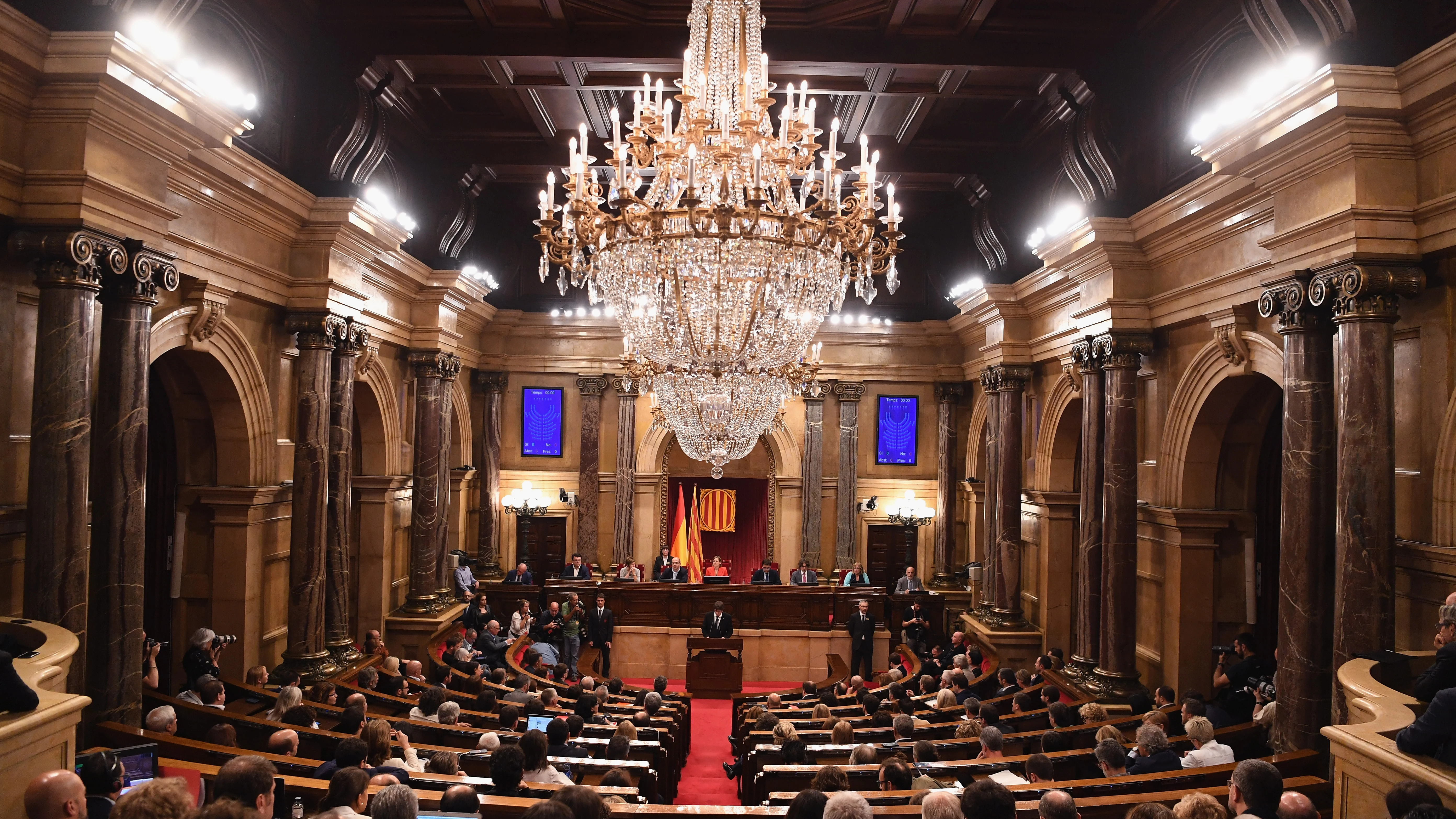 Imagen de archivo del Parlament catalán