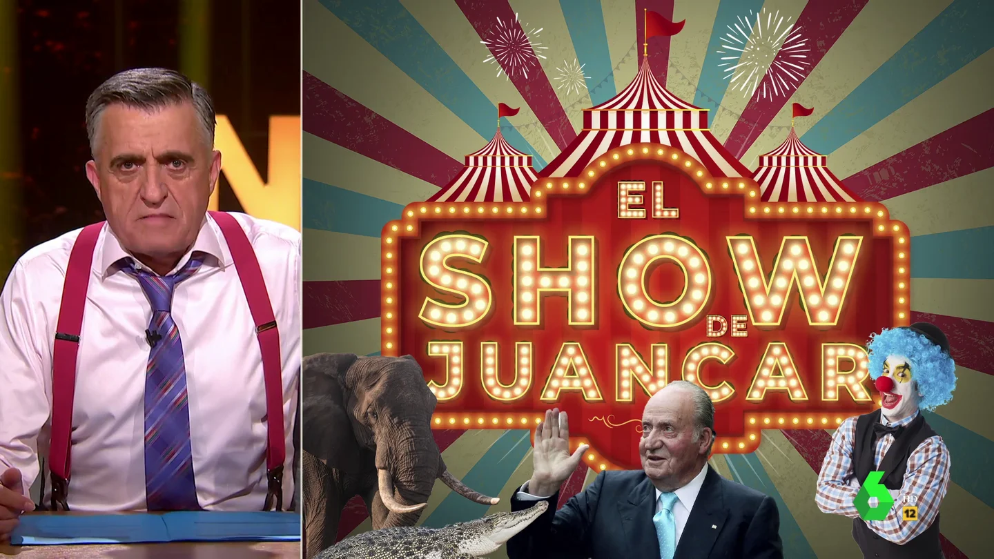 Wyoming presenta 'El show de Juancar': "Un evento con trucos de magia, como el que hizo doña Sofía para librarse de abrazarle" Wyoming presenta 'El show de Juancar': "Un evento con trucos de magia, como el que hizo doña Sofía para librarse de abrazarle"