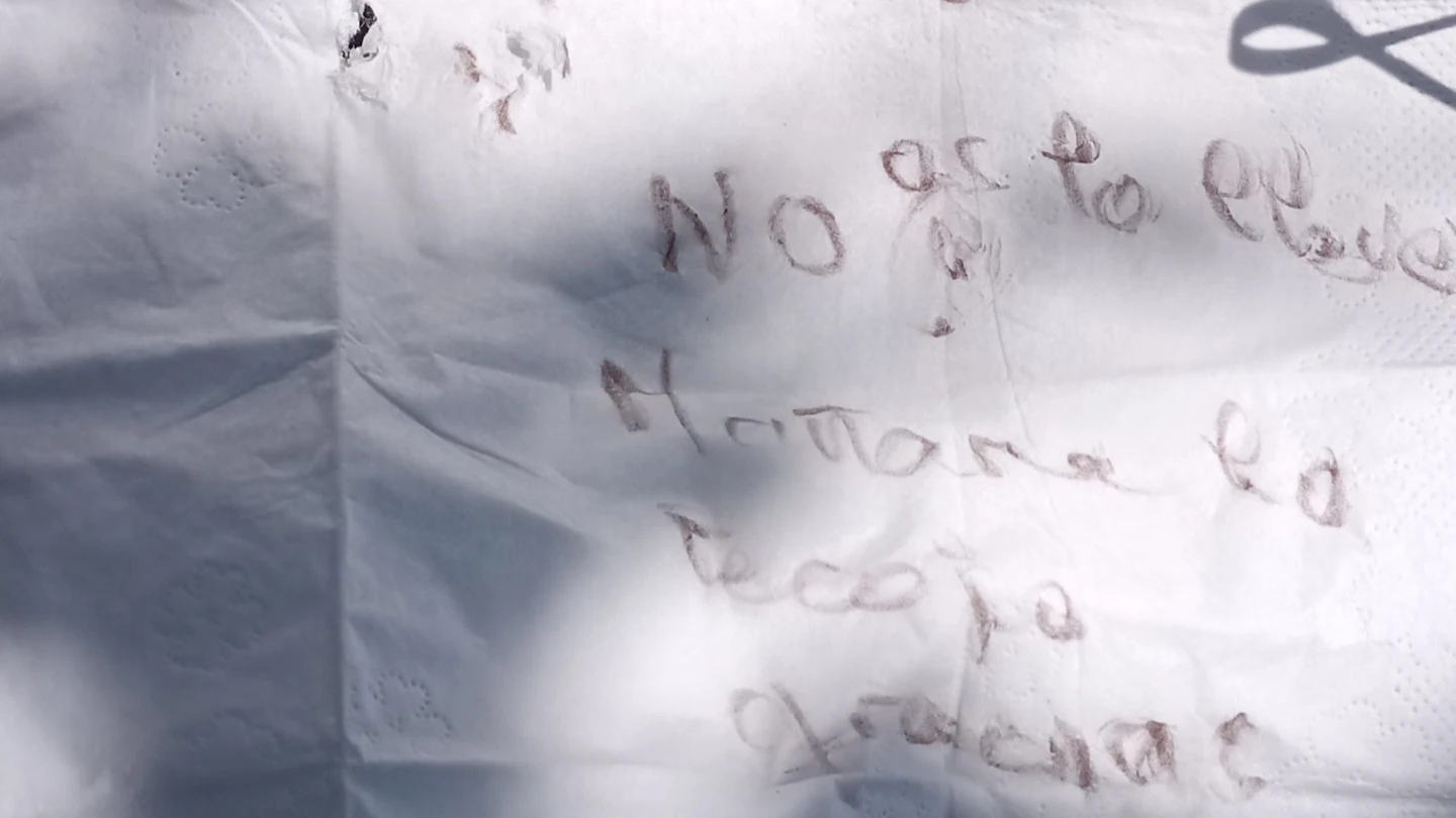 Rescatan a un perro que había sido atado y abandonado en un parque con una nota: "Mañana lo recojo" Rescatan a un perro que había sido atado y abandonado en un parque con una nota: "Mañana lo recojo"