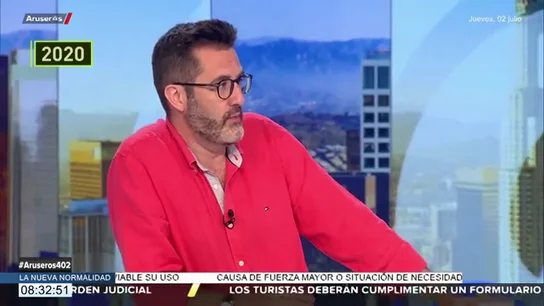 Andrés Guerra, tertuliano de Aruser@s: "En el programa vamos sin guion, es como echarse a los leones" Andrés Guerra, tertuliano de Aruser@s: "En el programa vamos sin guion, es como echarse a los leones"