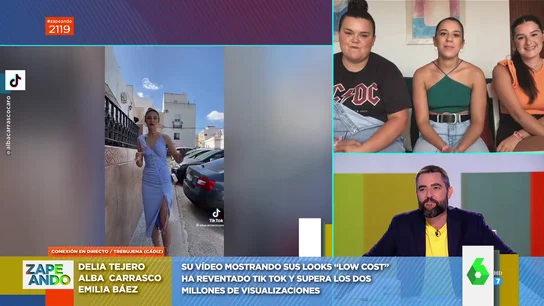 Las jóvenes de Cádiz que arrasan en Tik Tok al mostrar sus looks low cost explican en Zapeando cómo surgió la idea Las jóvenes de Cádiz que arrasan en Tik Tok al mostrar sus looks low cost explican en Zapeando cómo surgió la idea