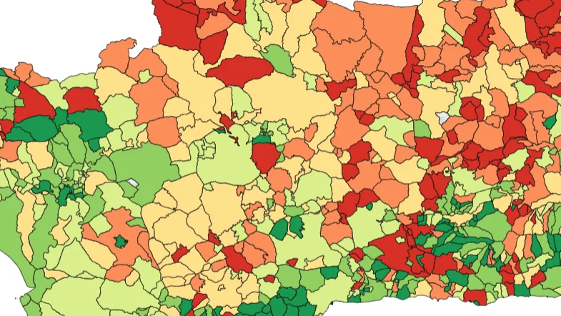 La Andalucía vaciada y envejecida: consulta en estos gráficos cómo ha evolucionado la población