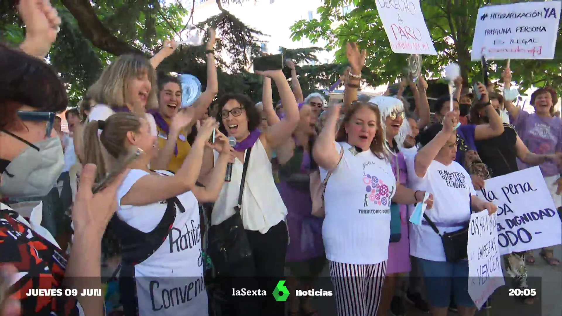 Las empleadas del hogar conquistan el derecho al paro