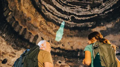 Cueva del Risco Caído, en Gran Canaria. Cueva del Risco Caído, en Gran Canaria.