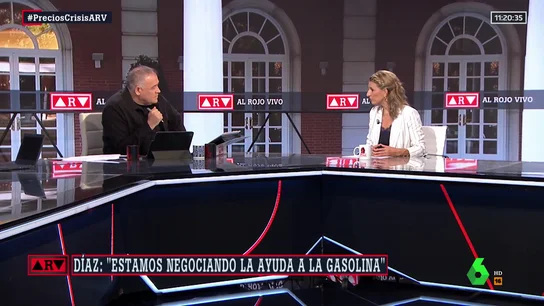 Vuelve a ver la entrevista completa de Antonio García Ferreras a Yolanda Díaz en Al Rojo Vivo en laSexta Vuelve a ver la entrevista completa de Antonio García Ferreras a Yolanda Díaz en Al Rojo Vivo en laSexta