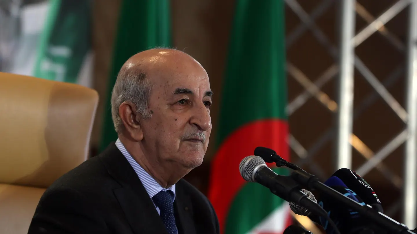 El presidente de Argelia, Abdelmadjid Tebboune, en una imagen de archivo El presidente de Argelia, Abdelmadjid Tebboune, en una imagen de archivo
