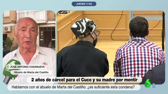 El abuelo de Marta del Castillo lamenta que Carcaño y El Cuco no hayan tenido un careo: "El pastor de la manada se salió con la suya" El abuelo de Marta del Castillo lamenta que Carcaño y El Cuco no hayan tenido un careo: "El pastor de la manada se salió con la suya"