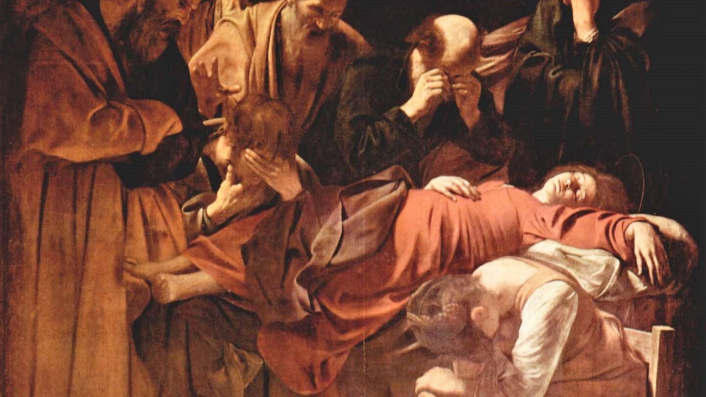 La muerte de la Virgen, de Caravaggio La muerte de la Virgen, de Caravaggio