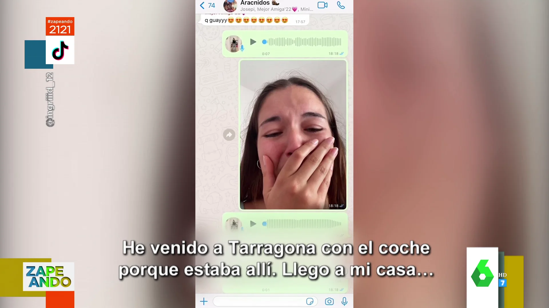 El viral de una joven que estrella su coche nada más sacarse el carné