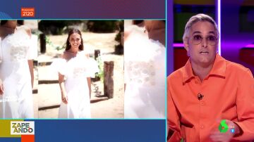 "Es un vestido para leer entre líneas": la reacción de Josie al ver el vestido de Paula Echevarría en el bautizo de su hijo Miki 