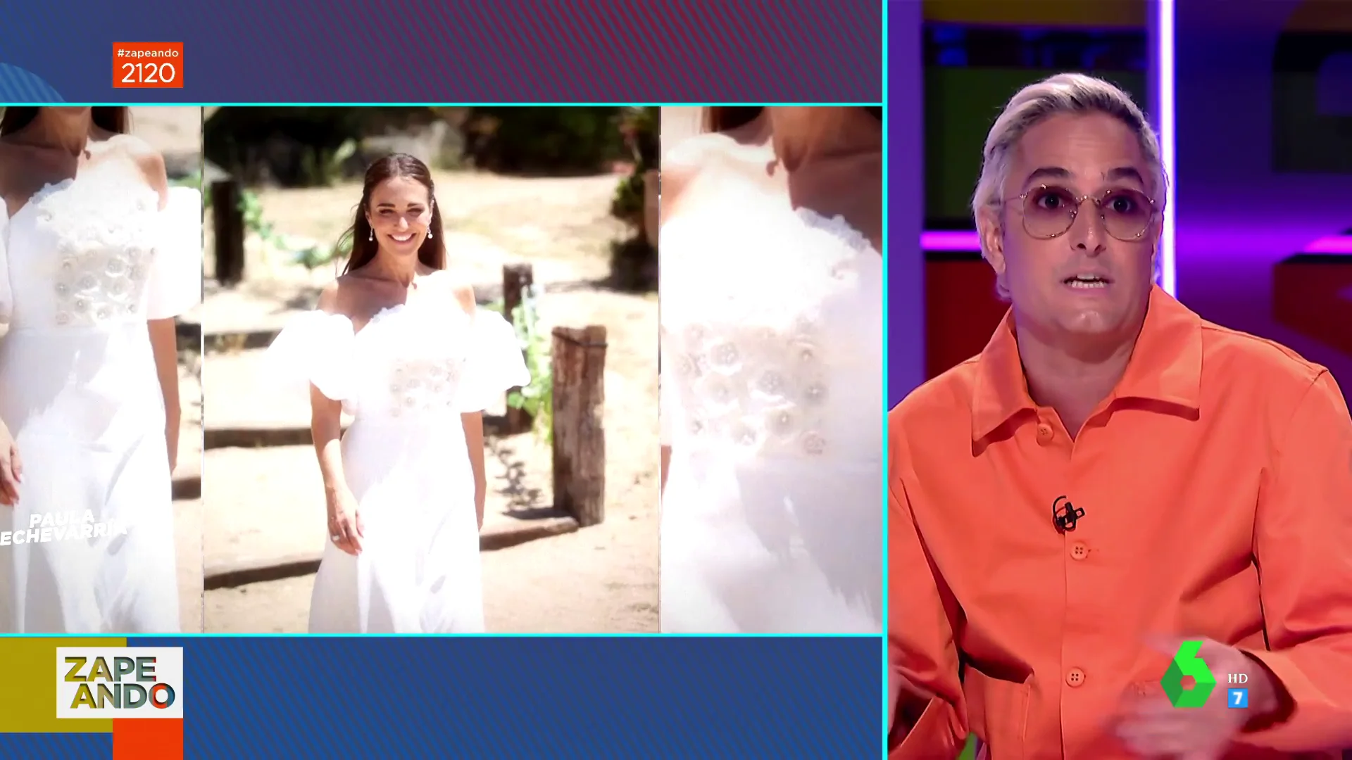 "Es un vestido para leer entre líneas": la reacción de Josie al ver el vestido de Paula Echevarría en el bautizo de su hijo Miki 