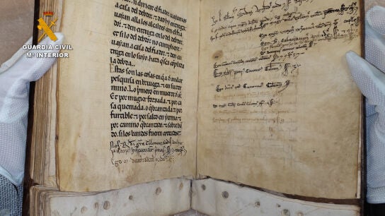 Detalle del Fuero de Brihuega
