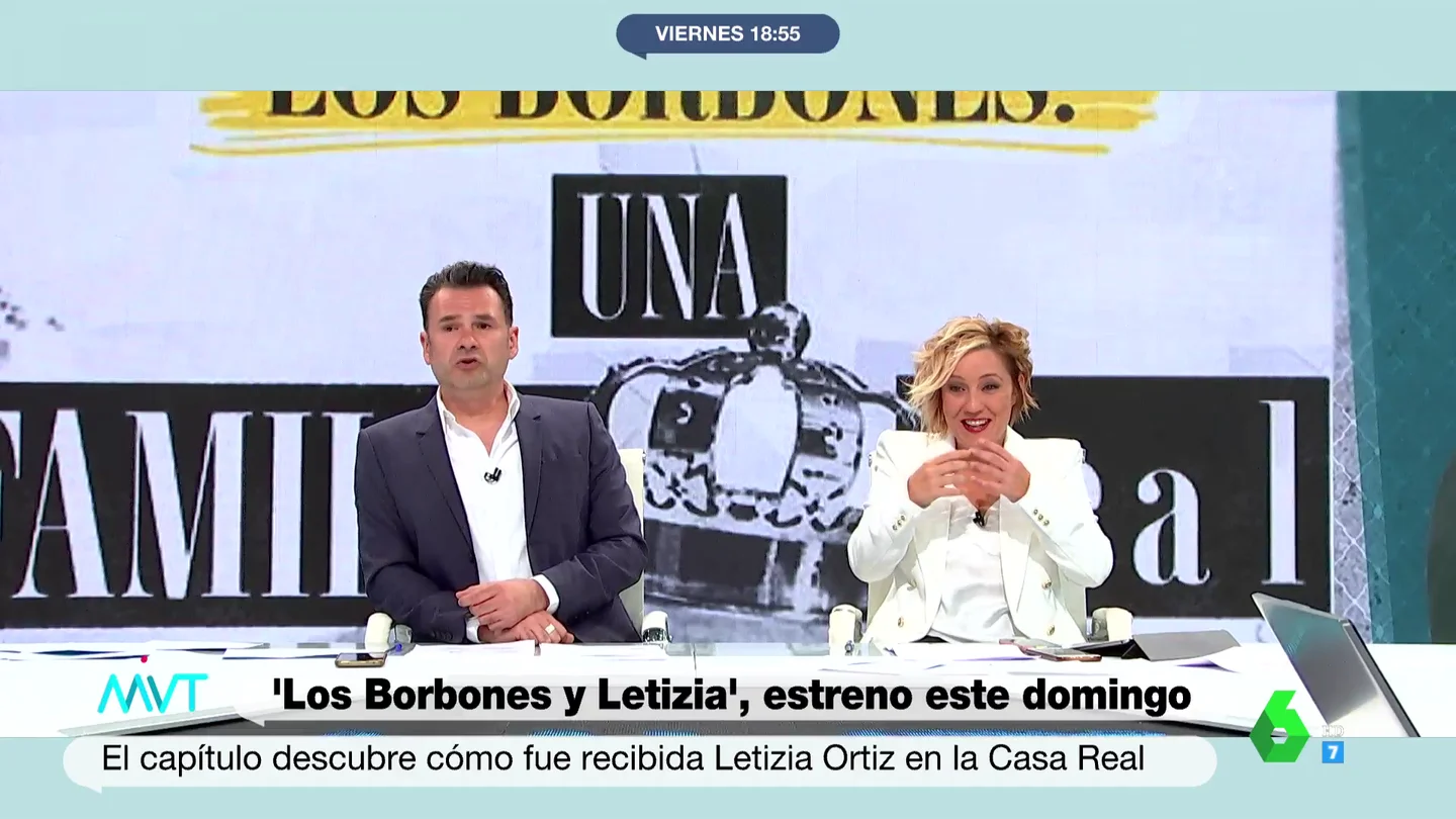 La reacción de Cristina Pardo a cómo anunciaron su amor Felipe VI y Letizia: "¡Qué horror!" La reacción de Cristina Pardo a cómo anunciaron su amor Felipe VI y Letizia: "¡Qué horror!"