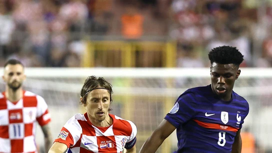 Tchouaméni y Modric Tchouaméni y Modric