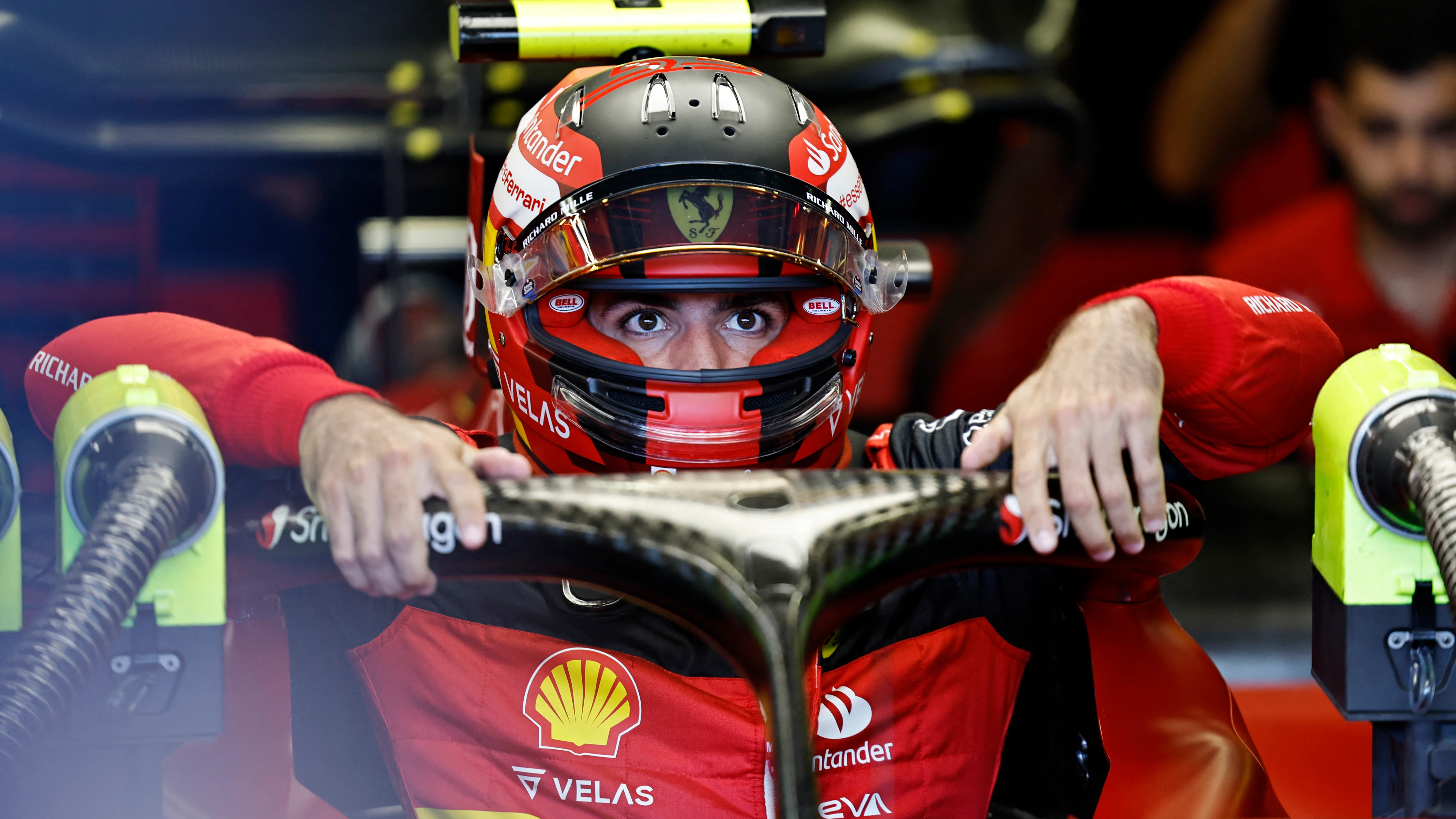 Carlos Sainz en el GP de Azerbaiyán