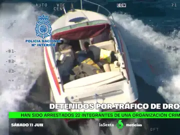 Narcotraficantes en lancha Almería 