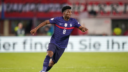 Aurélien Tchouaméni con la selección francesa Aurélien Tchouaméni con la selección francesa