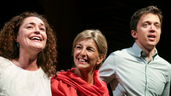 Inma Nieto, Yolanda D&iacute;az e &Iacute;&ntilde;igo Errej&oacute;n