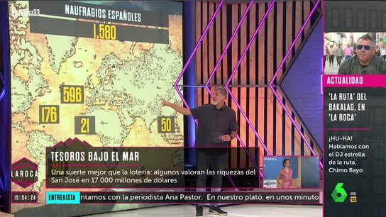 Tesoros bajo el mar: "En Cádiz hay más oro hundido que en el Banco de España" 1.580 barcos hundidos españoles