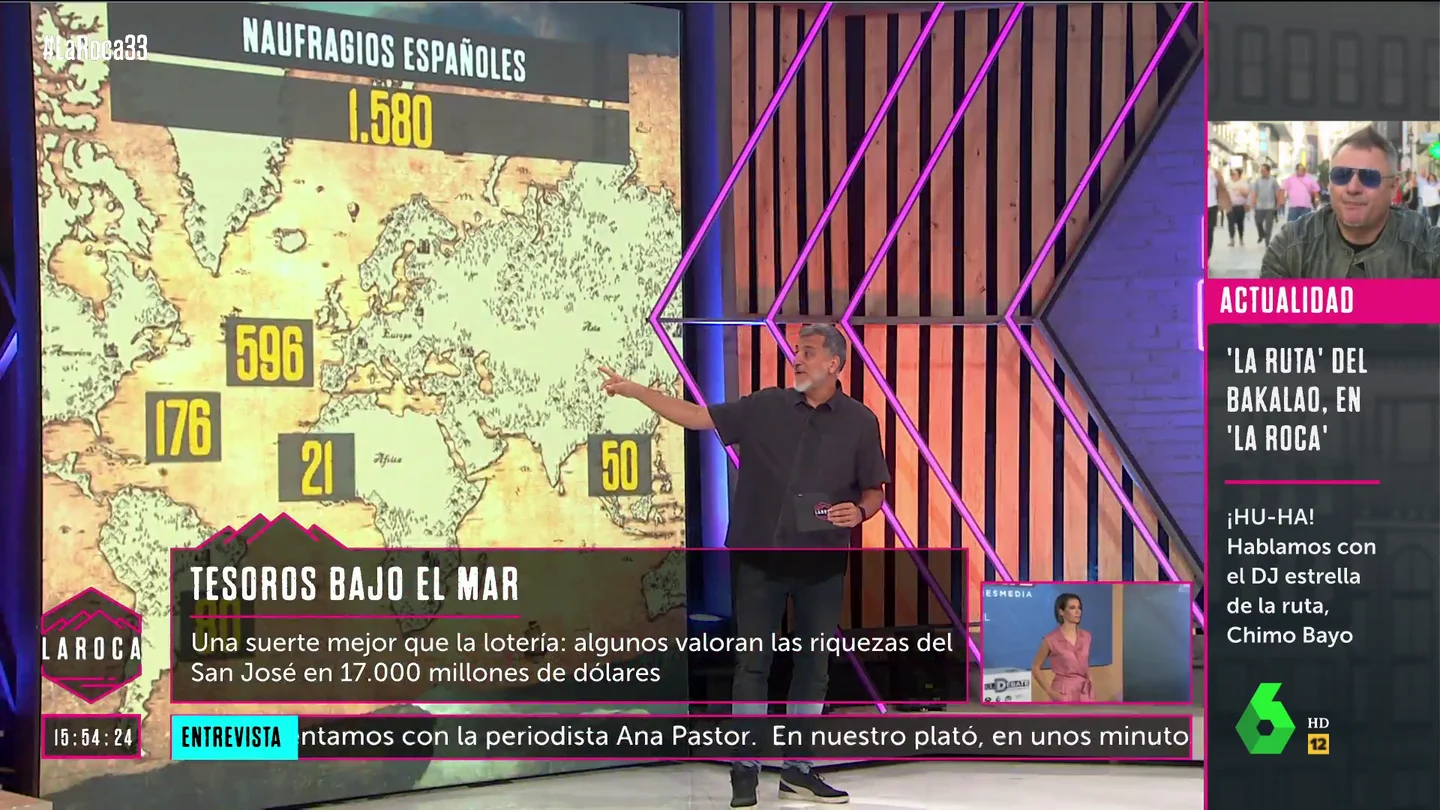Tesoros bajo el mar: "En Cádiz hay más oro hundido que en el Banco de España" 1.580 barcos hundidos españoles