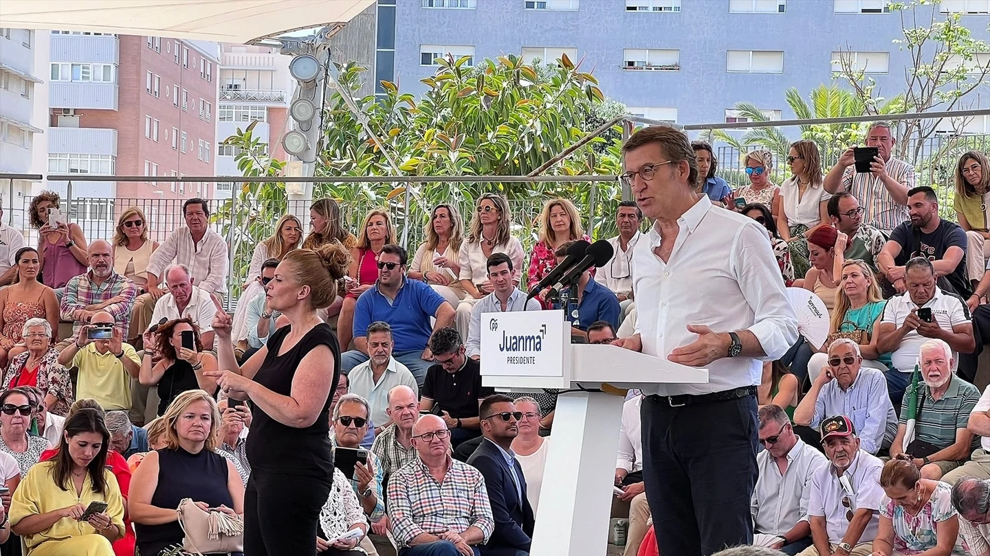 Alberto Núñez Feijóo en Cádiz Alberto Núñez Feijóo en Cádiz