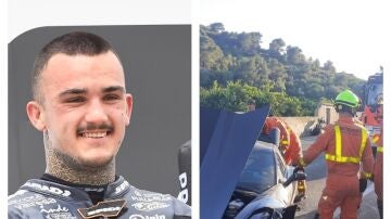 El piloto de Moto 2 Arón Canet está hospitalizado tras sufrir un fuerte accidente de circulación