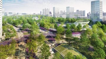 Así lucirá el gran Parque Central de Madrid Nuevo Norte