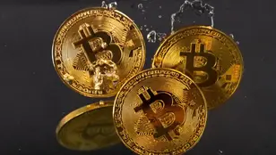 Bitcoin bajo el agua