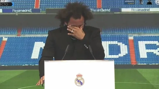 Marcelo, emocionado, se despide del Real Madrid Marcelo, emocionado, se despide del Real Madrid