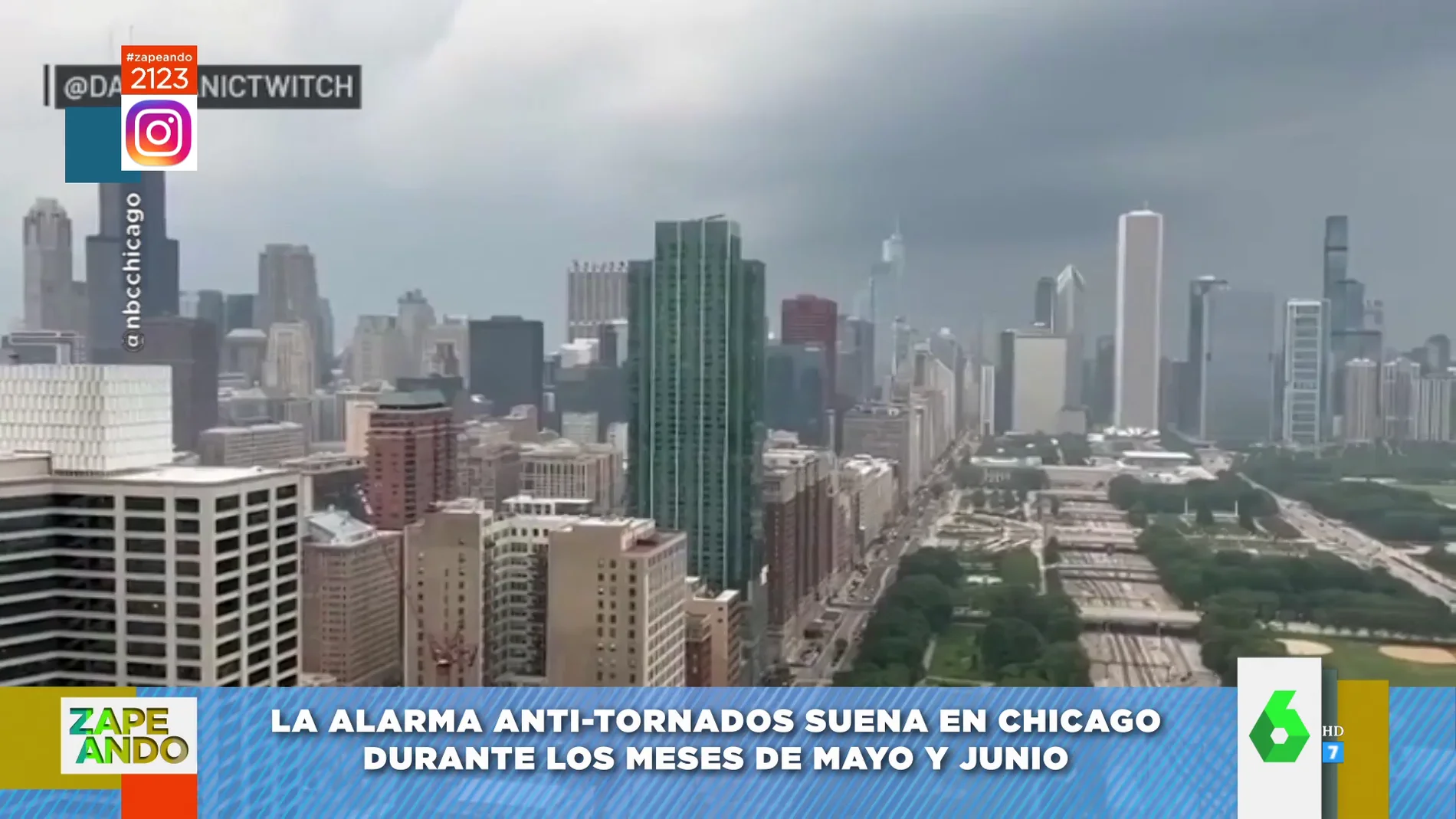 Alarma de tornado en Chicago