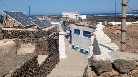 Casitas del islote de Lobos