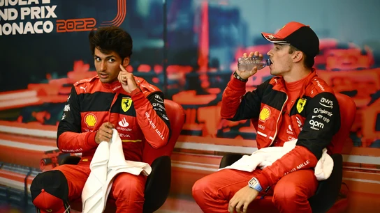 Carlos Sainz y Charles Leclerc Carlos Sainz y Charles Leclerc