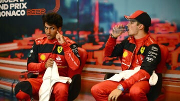 Carlos Sainz y Charles Leclerc