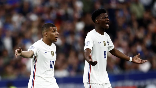 Mbappé y Tchouameni Mbappé y Tchouameni
