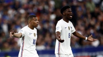 Mbappé y Tchouameni