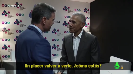 Barack Obama y Pedro Sánchez, en Málaga Barack Obama y Pedro Sánchez, en Málaga
