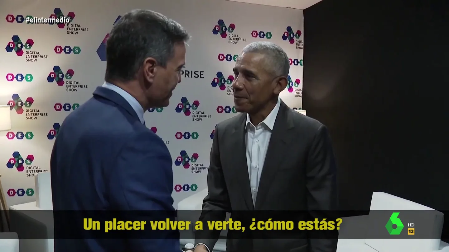 Barack Obama y Pedro Sánchez, en Málaga Barack Obama y Pedro Sánchez, en Málaga