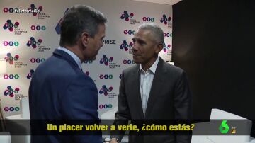 Barack Obama y Pedro Sánchez, en Málaga