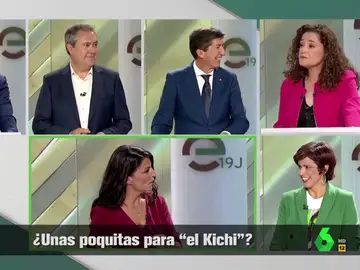 Risas y cara de incredulidad: la reacción de los candidatos andaluces ante la surrealistas palabras de Olona sobre las torrijas