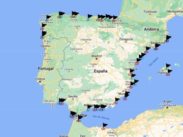 Las 47 zonas costeras de España que están en peligro