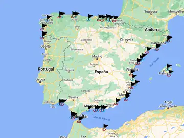 Las 47 zonas costeras de España que están en peligro