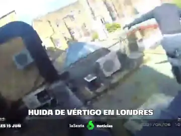 Persecución de vértigo por los tejados de Londres: dos minutos de película para atrapar a una banda de ladrones